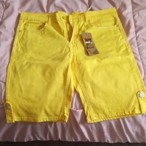Yellow Woman Shorts